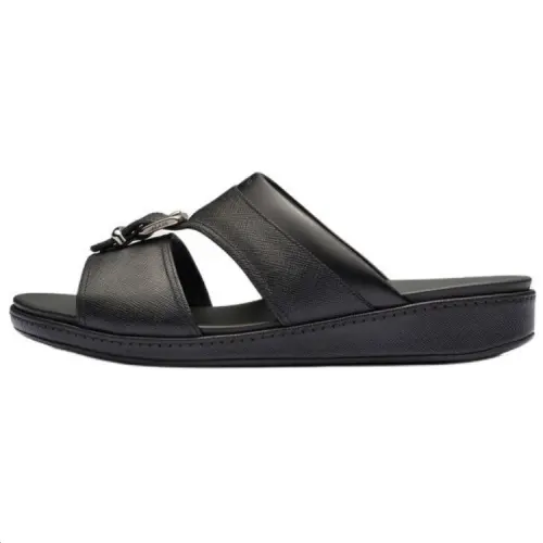 PRADA Saffiano Slide Slippers 3cm Men's Black
