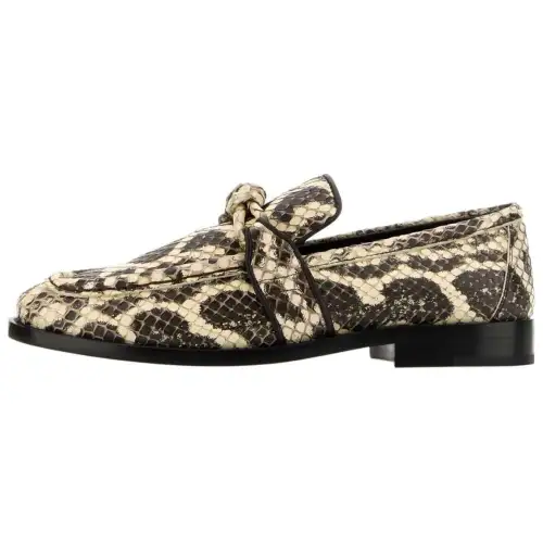 Bottega Veneta Embossed Astaire Loafers Women's