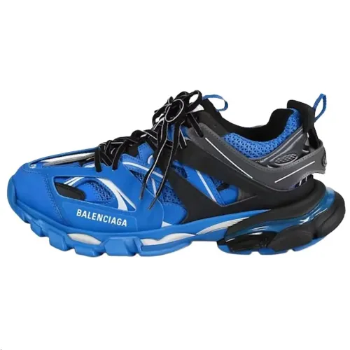Balenciaga Track Low top Chunky Sneakers Men's Blue