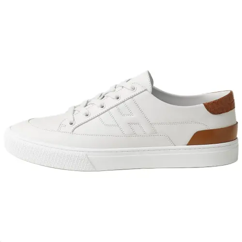 HERMES Deep Low top Skateboard Shoes Men's White