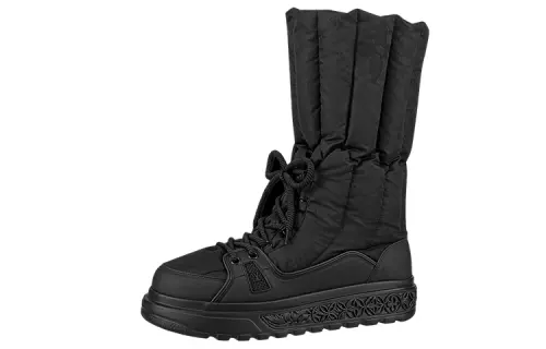 LOUIS VUITTON Puffer Ankle Boots Women's Black