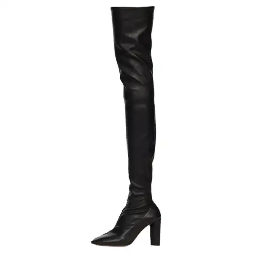Bottega Veneta Tripod Over the knee Boots 10cm Women's Black