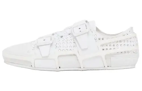 Burberry Webb Low top Stylish Skateboarding Shoes Men's White