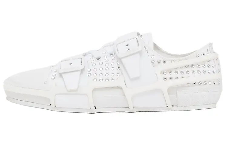 Burberry Webb Low top Stylish Skateboarding Shoes Men's White
