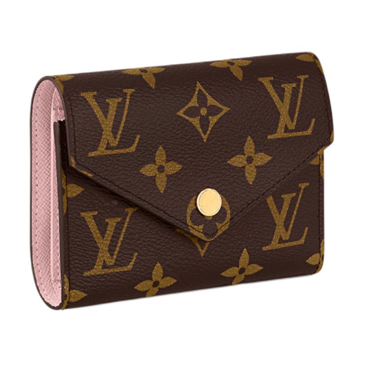 Женская сумка Louis Vuitton Victorine (коричнево-розовая) — фото 2