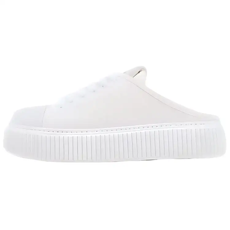 MIU MIU Closed Toe Slippers Women's White