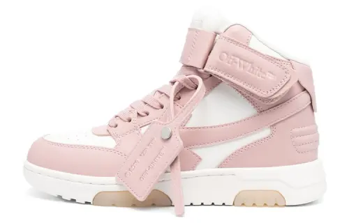 OFF-WHITE Out Of Office Leather Sneakers