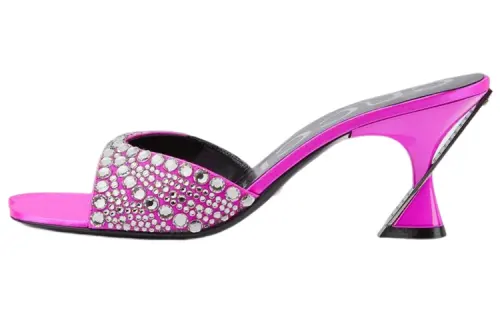 GUCCI Slide Slippers Women's Fuchsia