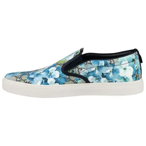 GUCCI GG Supreme Casual Shoes Men's Blue