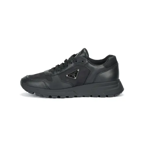 PRADA Leather And Re-Nylon 'Black'
