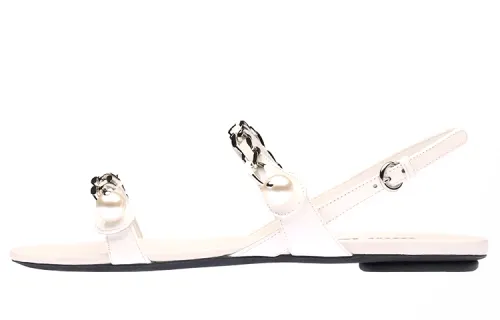 MIU MIU One Strap Sandals Women's White