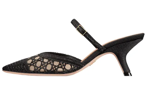 DIOR Capture Closed Toe Slippers Women's Black