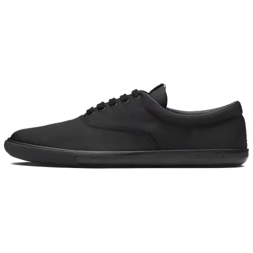 PRADA Fabric Skateboard Shoes Men's Black