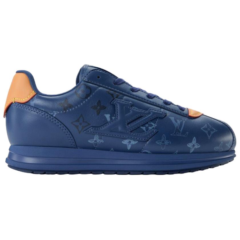 Мужские кеды Louis Vuitton x Nigo (синие) — фото 2