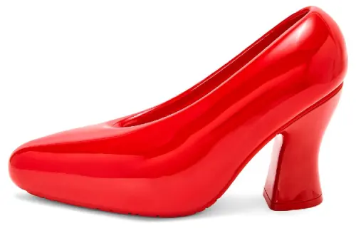 LOEWE Comic Chunky Heel High Heels 9cm Women's Red