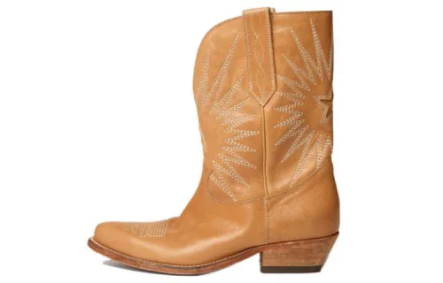 Golden Goose Wish Star Ankle Boots Women's Brown