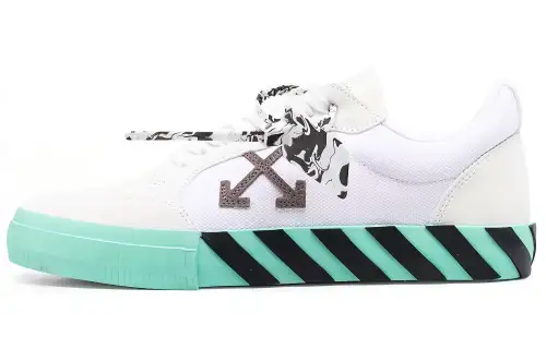 OFF WHITE Vulc Low White Grey Mint Green