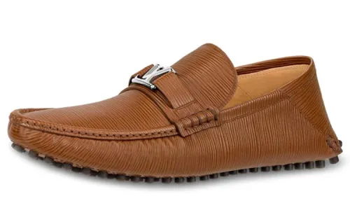 LOUIS VUITTON Hockenheim Moccasin Shoes 'Brown'