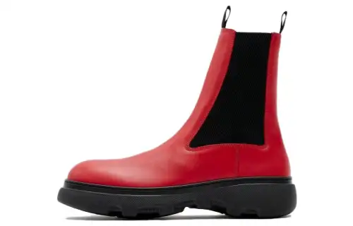Burberry Creeper Leather Chelsea Boot