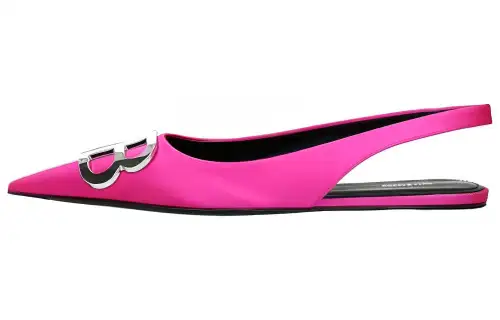 Balenciaga Knife Fabric Casual Shoes Women's Fuchsia
