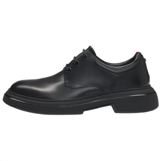 HUGO BOSS Cow Leather Dress Shoes Men's Black