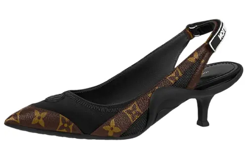 LOUIS VUITTON Archlight Slim Heel High Heels Women's Black
