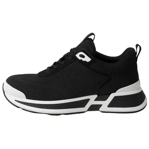 HERMES Heros Suede Low top Casual Shoes Men's Black