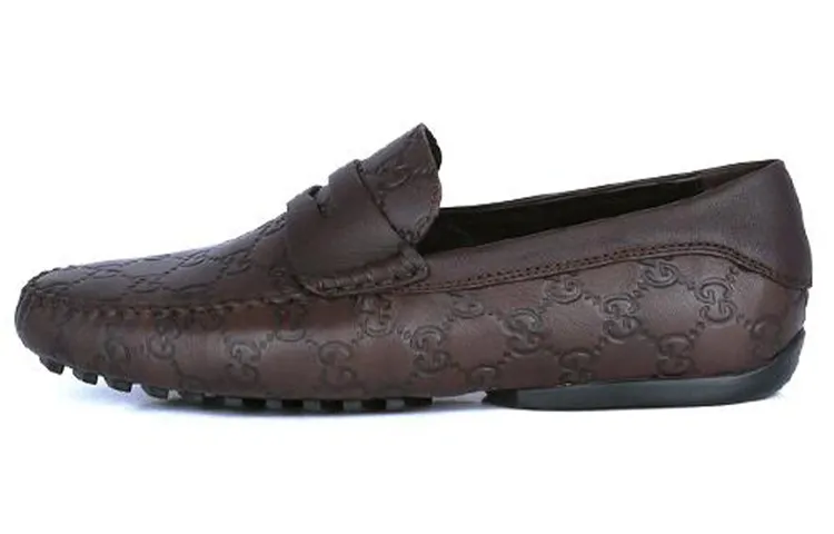 GUCCI Men's Casual Shoes Men's Low Top Brown