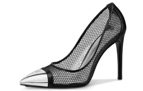 LOUIS VUITTON Urban Twist Slim Heel High Heels 10.5cm Women's Black