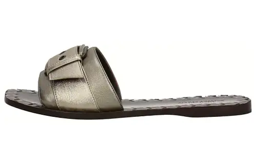 Bottega Veneta Slide Slippers Women's Silver