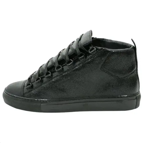 Balenciaga Arena Mid top Skateboard Shoes Men's Black