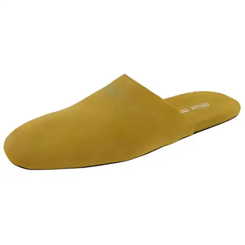 MIU MIU Closed Toe Slippers Women's Yellow