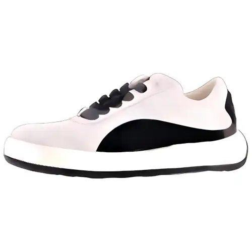 LOUIS VUITTON Abrasion Resistant Low top Skateboard Shoes Men's Black White