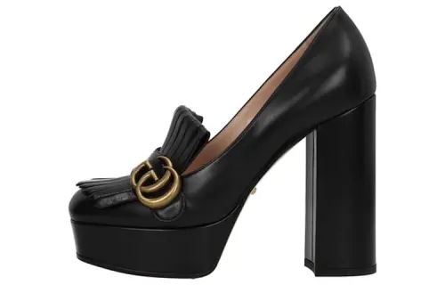 GUCCI Horsebit High Heels Women's Black
