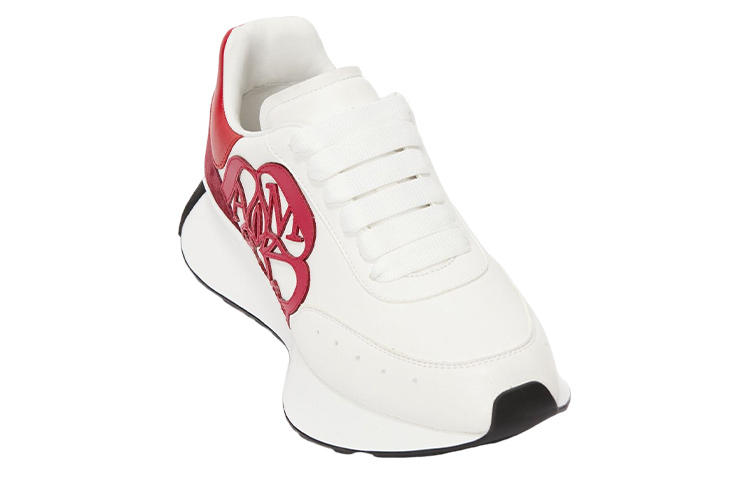 Мужские кроссовки Alexander McQueen Alexander McQueen Sprint Runner (красно-белый) — фото 3