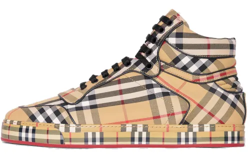 Burberry High top Skateboard Shoes Men's
