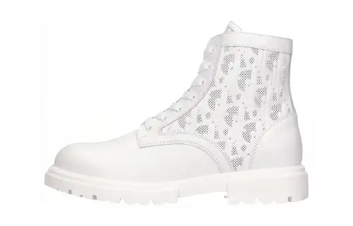 DIOR Combat Boots Unisex White