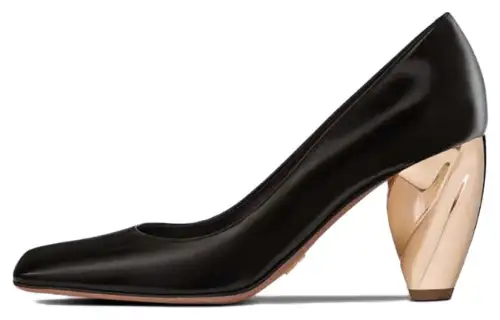 DIOR Rhodes Abrasion Resistant Cone Heel High Heels Women's Black