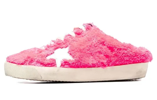 Golden Goose Super Star Sabot Trendy Stylish Skateboarding Shoes Women's Pink