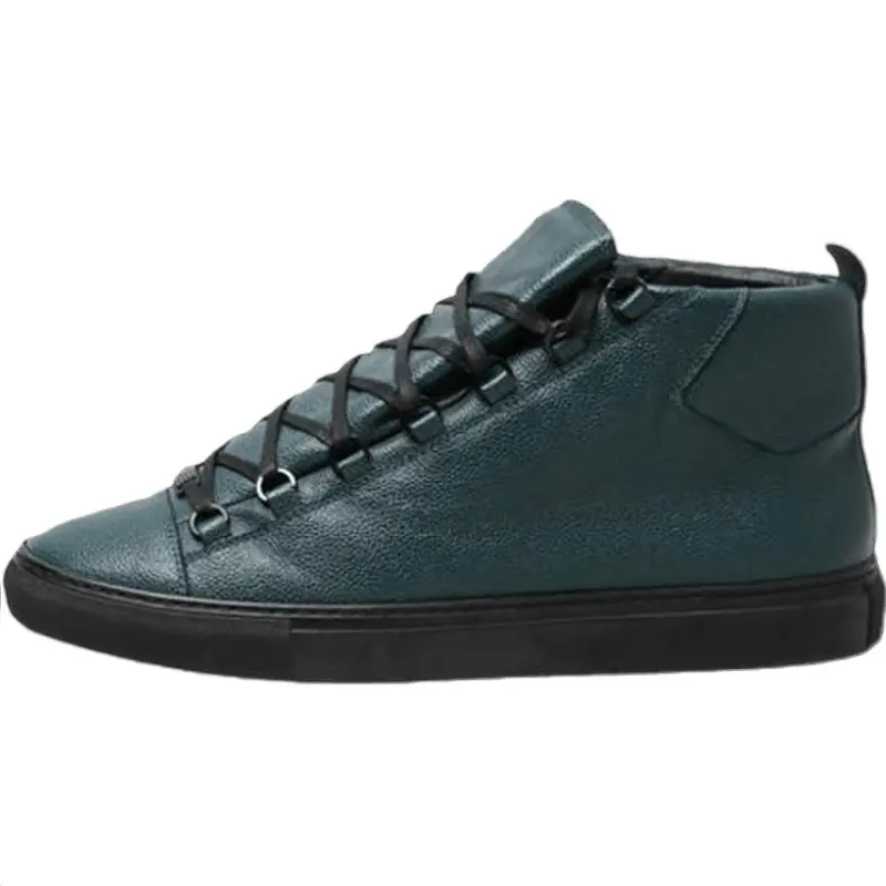 Balenciaga Arena Stingray Mid top Skateboard Shoes Men's Green