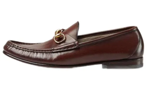 GUCCI Horsebit 1953 Casual Shoes Men's Brown