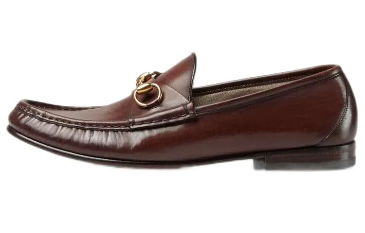 GUCCI Horsebit 1953 Casual Shoes Men's Brown