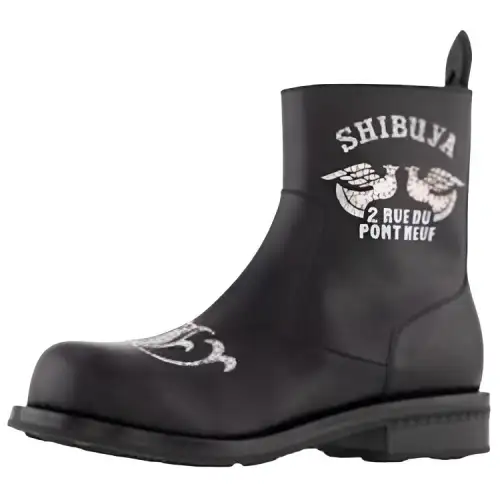 LOUIS VUITTON Ankle Boots Men's Black