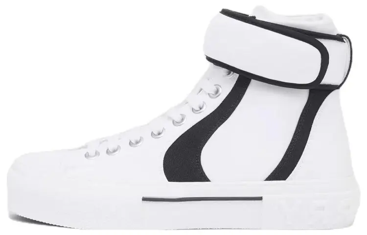 Burberry High-Top Logo Sneaker White Black Women's
