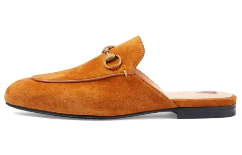 GUCCI Princetown Stylish Sandal Women's Brown