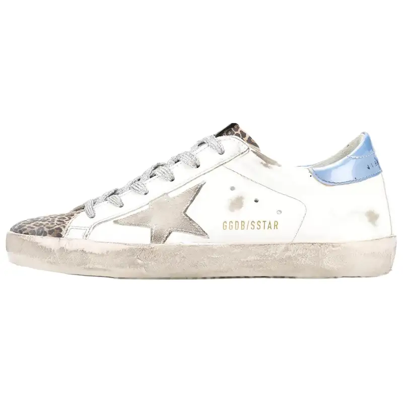 Golden Goose Super Star Stylish Skateboarding Shoes Women's White