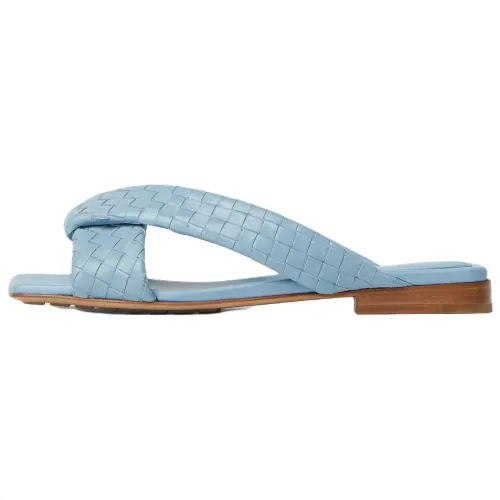 Bottega Veneta Slide Slippers Women's Blue