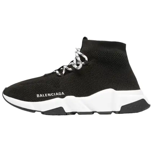Balenciaga Speed Lace Up Trainer 'Black' Women's