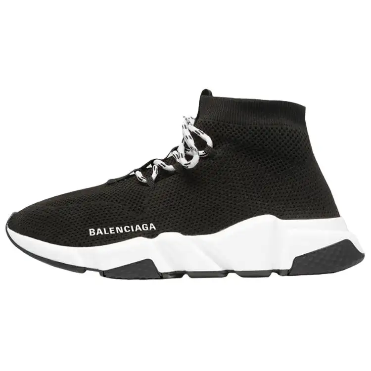 Balenciaga Speed Lace Up Trainer 'Black' Women's