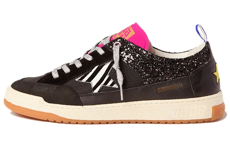 Golden Goose Yeah Low top Casual Shoes Men's Black